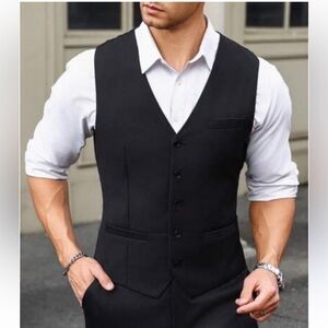 Classic Black Men's Vest